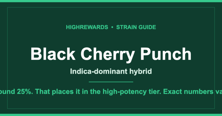Black Cherry Punch cannabis strain guide cover