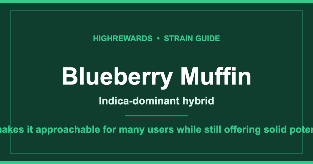 Blueberry Muffin cannabis strain guide cover