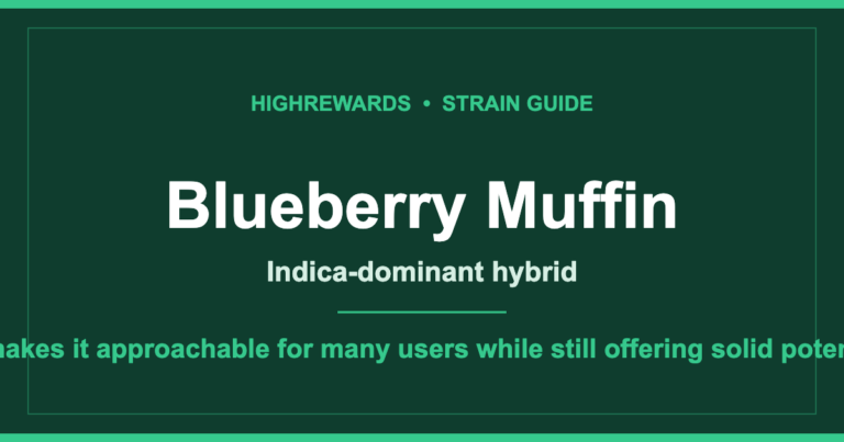 Blueberry Muffin cannabis strain guide cover