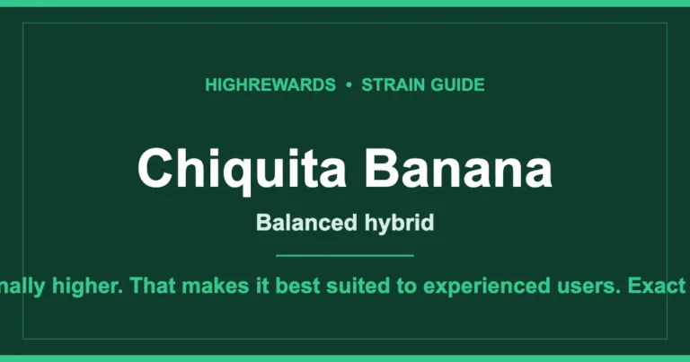 Chiquita Banana cannabis strain guide cover