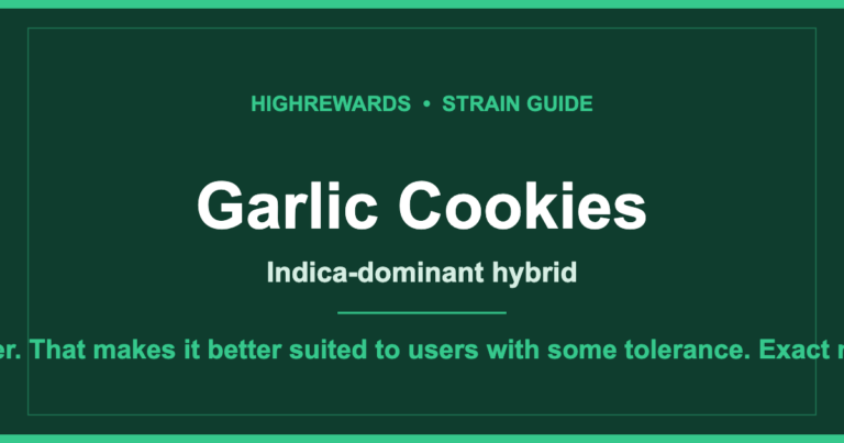 Garlic Cookies cannabis strain guide cover