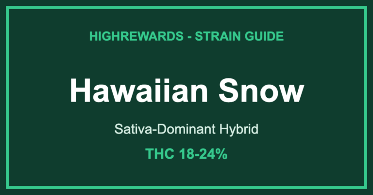 hawaiian snow strain cover