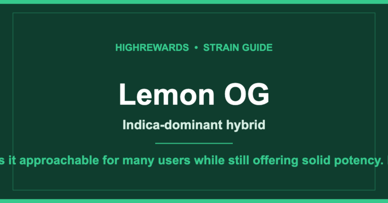 Lemon OG cannabis strain guide cover