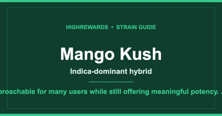 Mango Kush cannabis strain guide cover