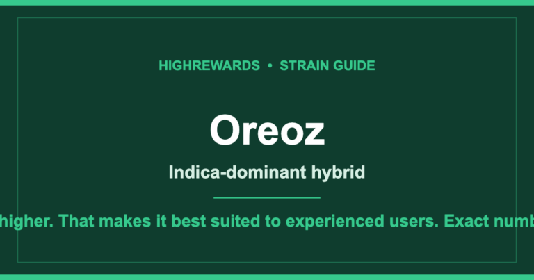 Oreoz cannabis strain guide cover