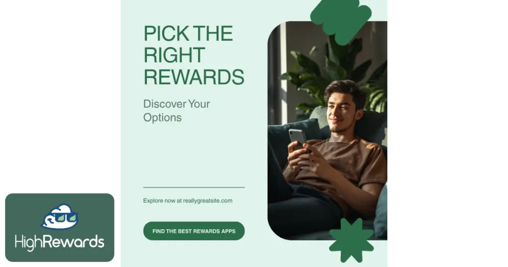 Person comparing rewards apps on their phone to pick the right one