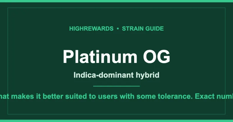 Platinum OG cannabis strain guide cover