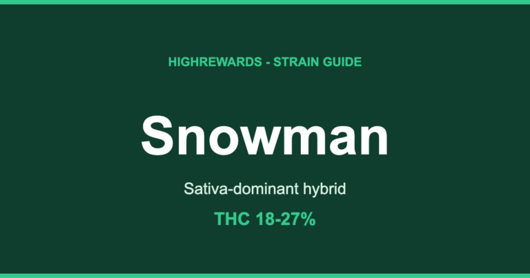 Snowman strain branded cover image