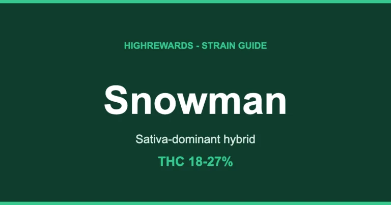 Snowman strain branded cover image