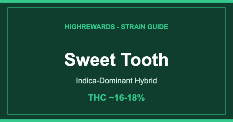 Sweet Tooth cannabis strain branded cover image