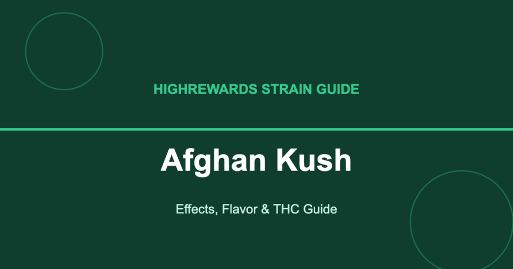Afghan Kush strain cover