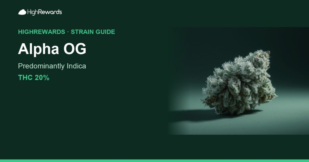 Alpha OG cannabis strain cover image