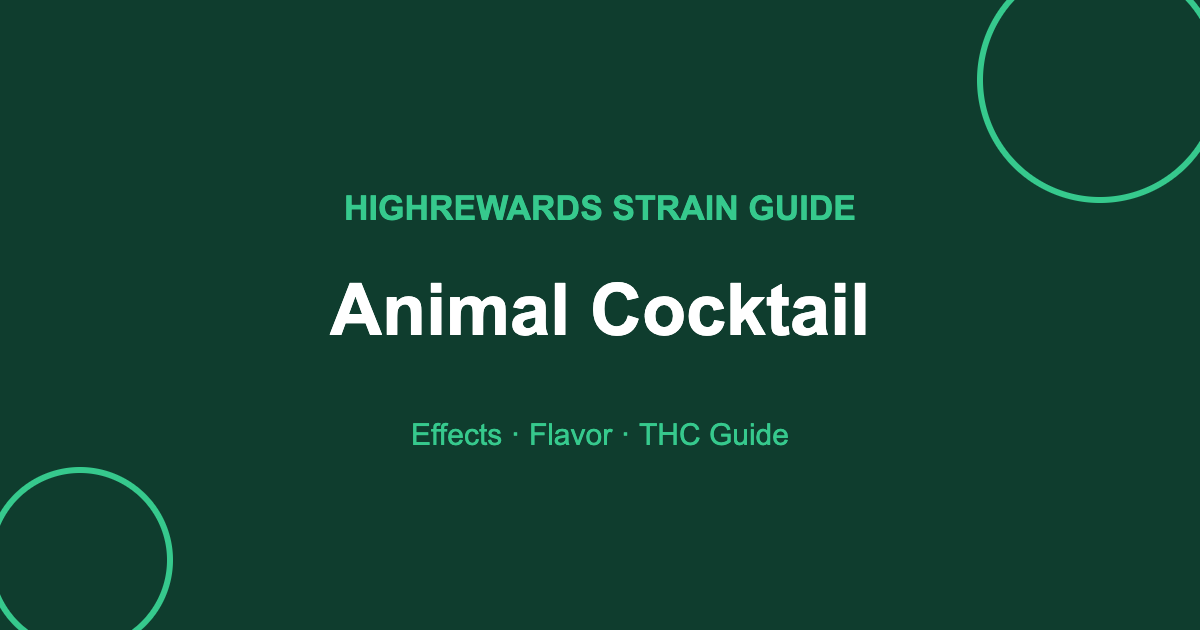 Animal Cocktail strain cover