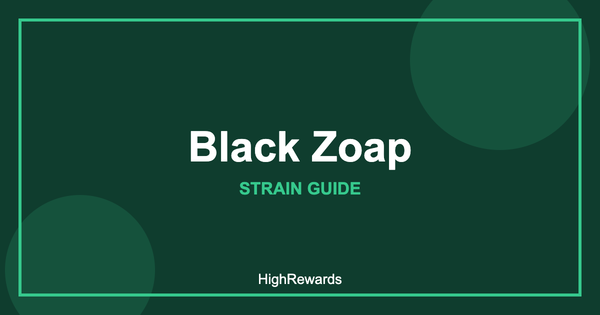 Black Zoap strain cover