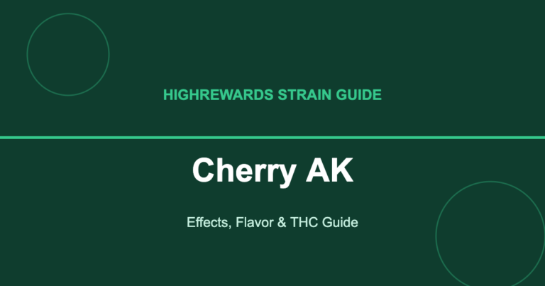 Cherry AK strain cover