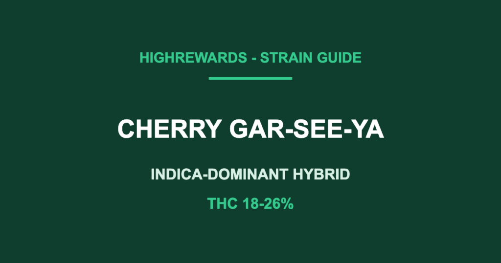 cherry gar-see-ya strain cover