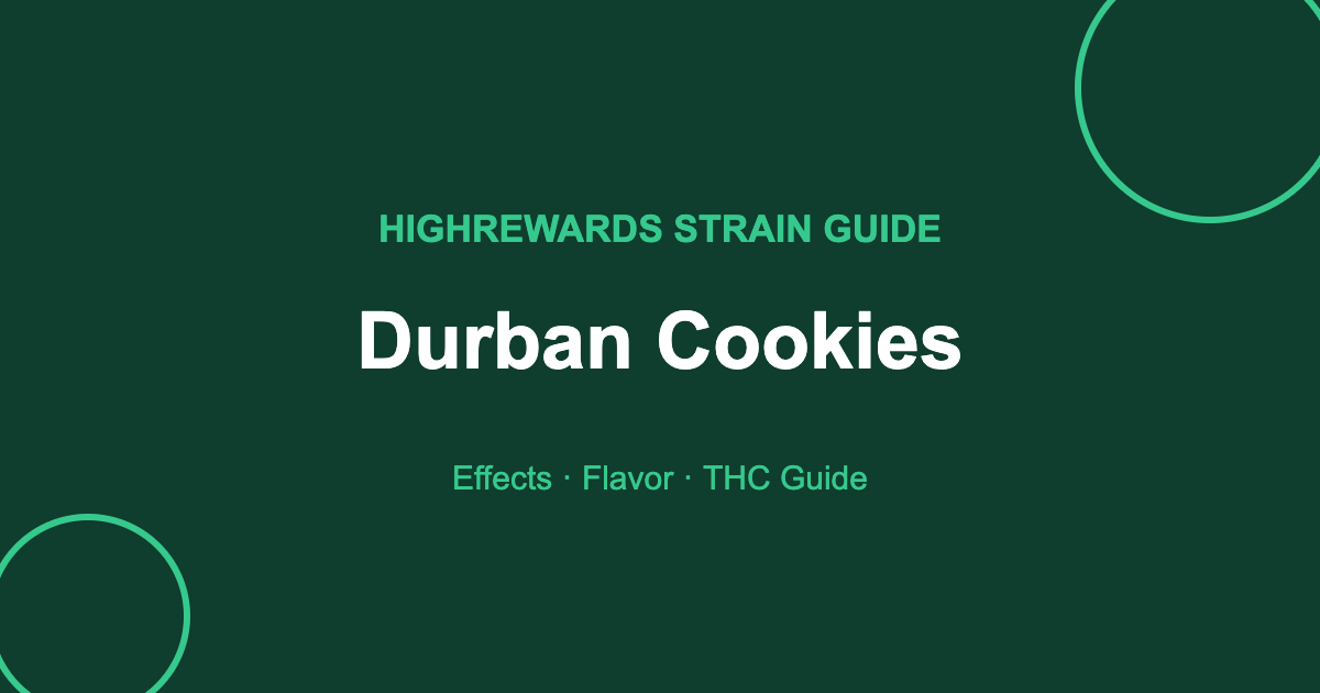 Durban Cookies strain cover
