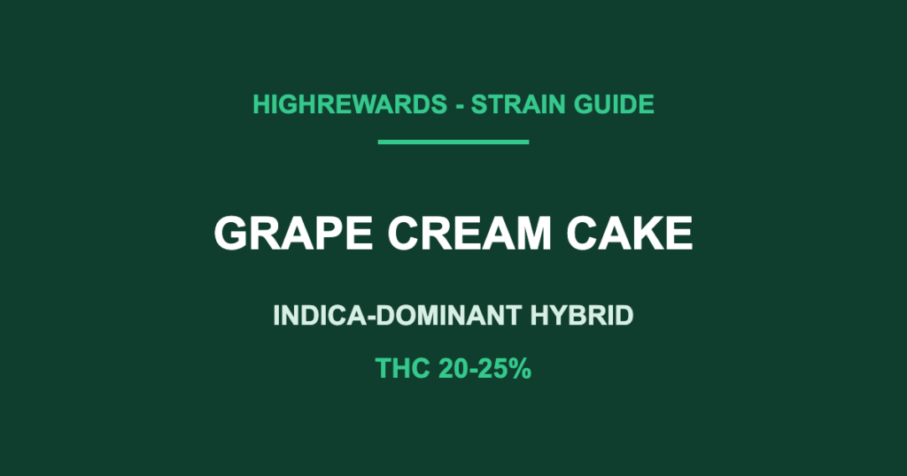 grape cream cake strain cover