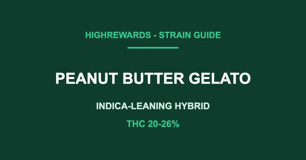 peanut butter gelato strain cover