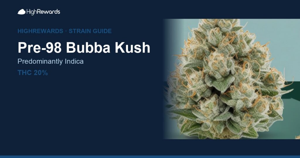 Pre-98 Bubba Kush cannabis strain cover image