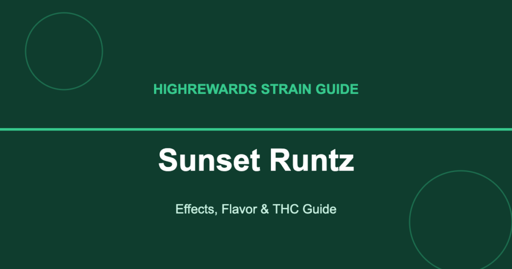Sunset Runtz strain cover