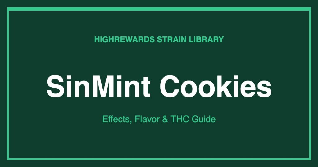 SinMint Cookies cannabis strain cover image